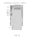 Electrical card connector with improved card locking arm for holding an inserted card diagram and image