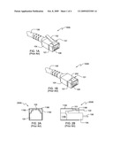 REPLACEMENT CLIP AND METHOD FOR REPAIRING A MODULAR CABLE CONNECTOR HAVING A BROKEN LOCKING CLIP diagram and image