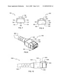 REPLACEMENT CLIP AND METHOD FOR REPAIRING A MODULAR CABLE CONNECTOR HAVING A BROKEN LOCKING CLIP diagram and image