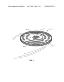 Knotted Filament Flying Disc diagram and image