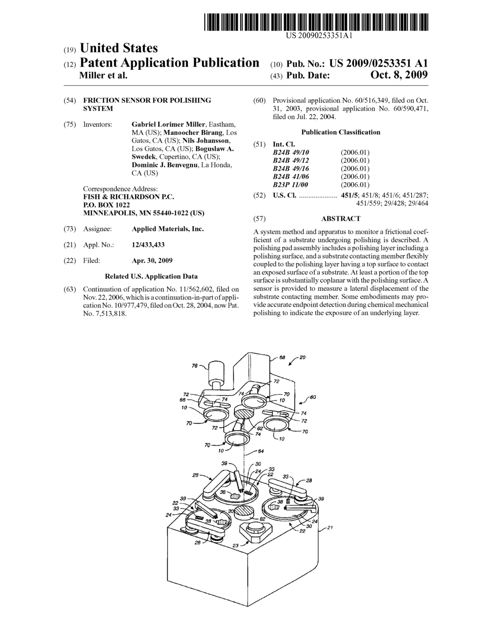 FRICTION SENSOR FOR POLISHING SYSTEM - diagram, schematic, and image 01