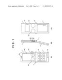 PORTABLE TERMINAL DEVICE AND CASE FOR THE SAME diagram and image