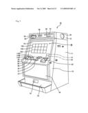 Gaming System Having Large Display and Plural Gaming Machines diagram and image