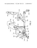 Bicycling exercise apparatus diagram and image