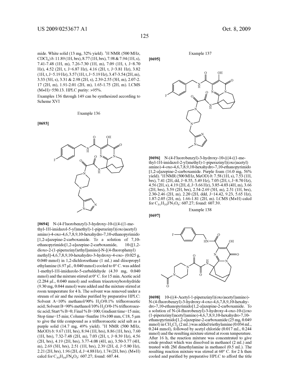 HIV Integrase Inhibitors - diagram, schematic, and image 125