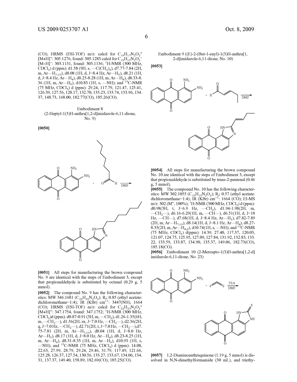 HETEROANNELATED ANTHRAQUINONE DERIVATIVES AND THE SYNTHESIS METHOD THEREOF - diagram, schematic, and image 07