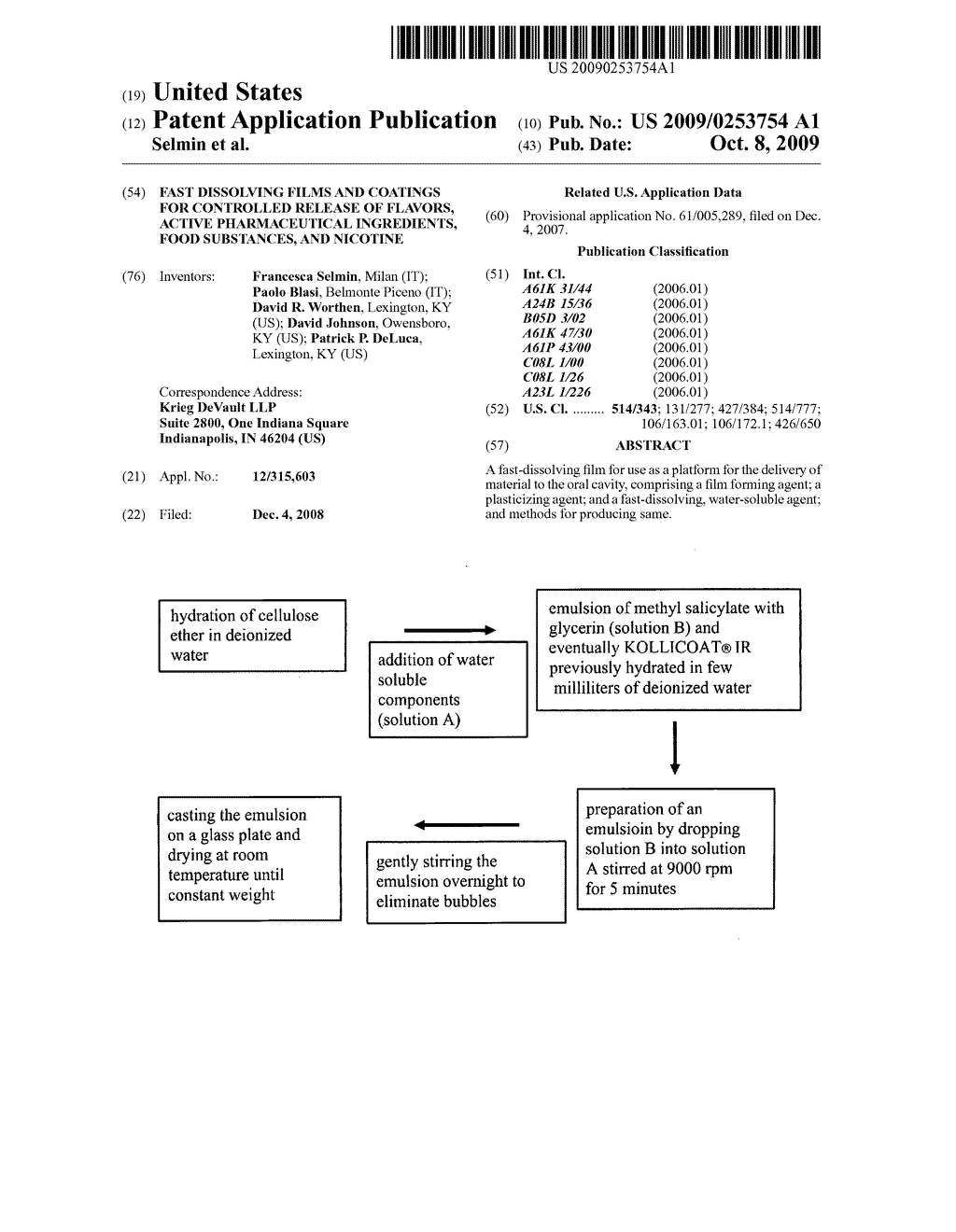 Fast dissolving films and coatings for controlled release of flavors, active pharmaceutical ingredients, food substances, and nicotine - diagram, schematic, and image 01