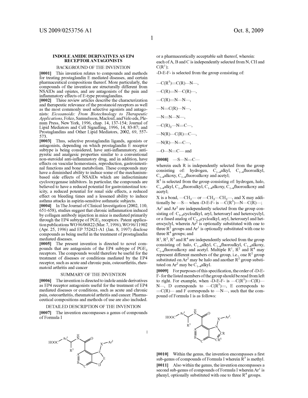 Indole Amide Derivatives as EP4 Receptor Antagonists - diagram, schematic, and image 02