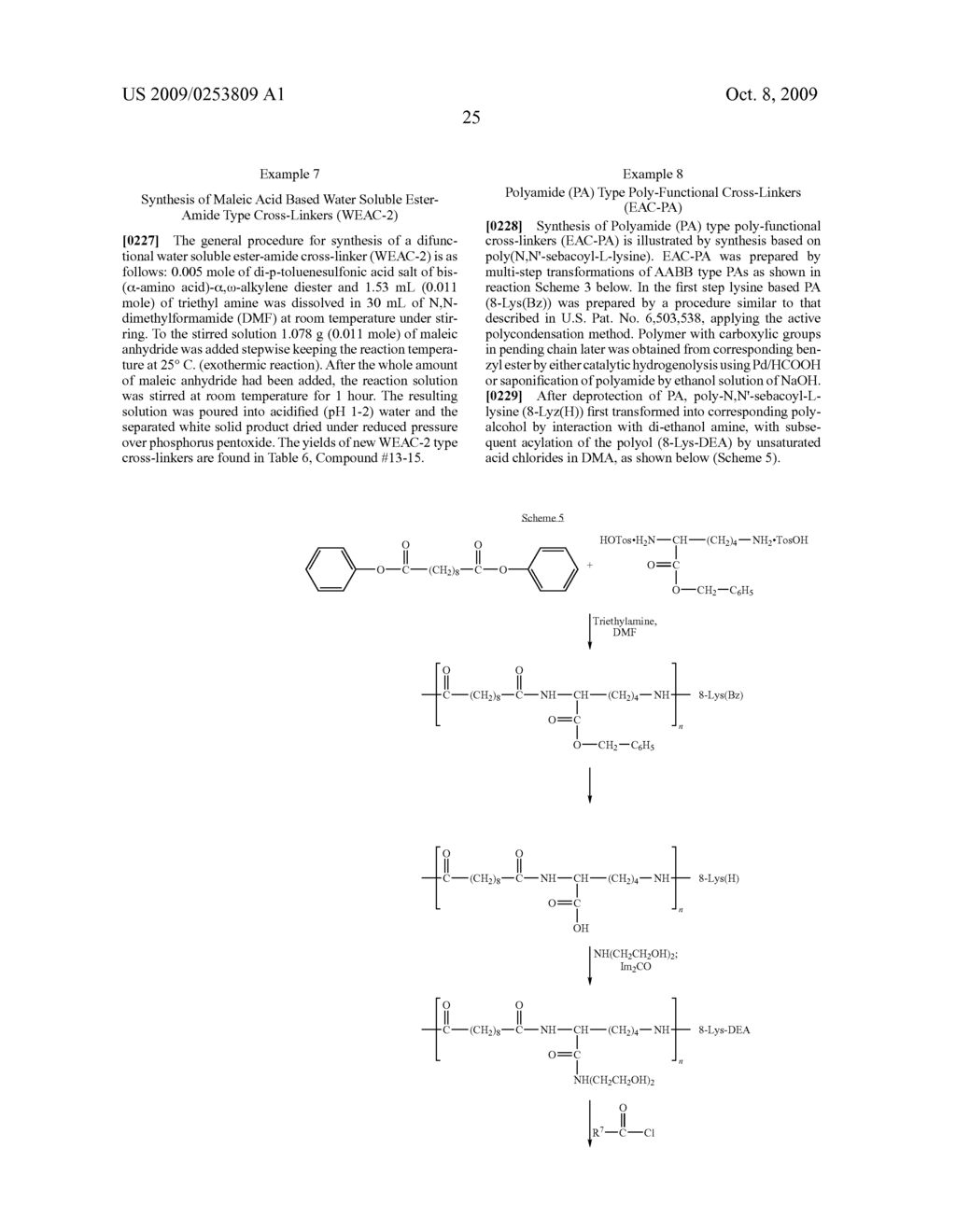 BIOABSORBABLE ELASTOMERIC POLYMER NETWORKS, CROSS-LINKERS AND METHODS OF USE - diagram, schematic, and image 34