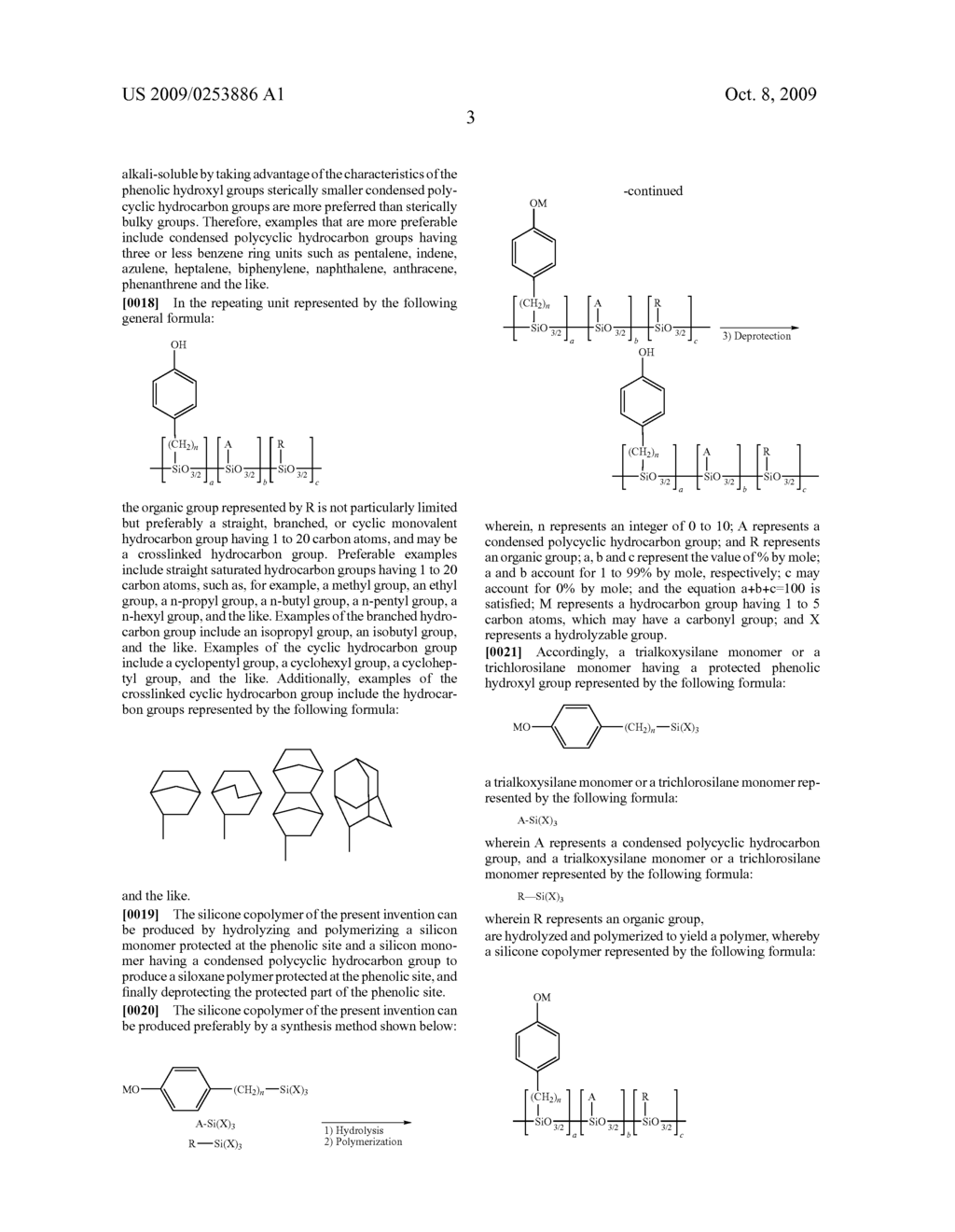 SILICONE COPOLYMER HAVING CONDENSED POLYCYCLIC HYDROCARBON GROUP - diagram, schematic, and image 04