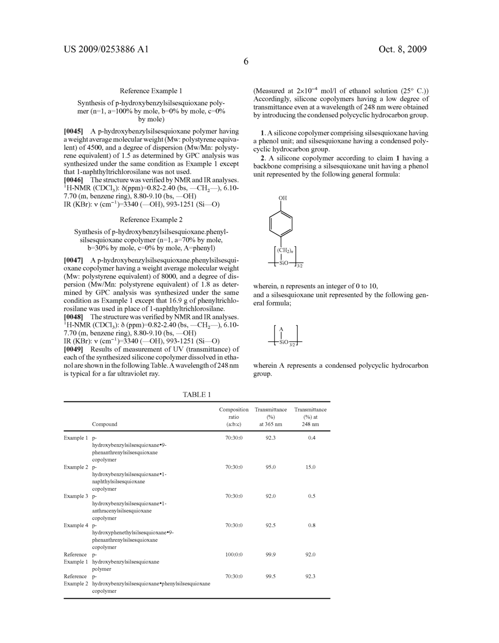 SILICONE COPOLYMER HAVING CONDENSED POLYCYCLIC HYDROCARBON GROUP - diagram, schematic, and image 07