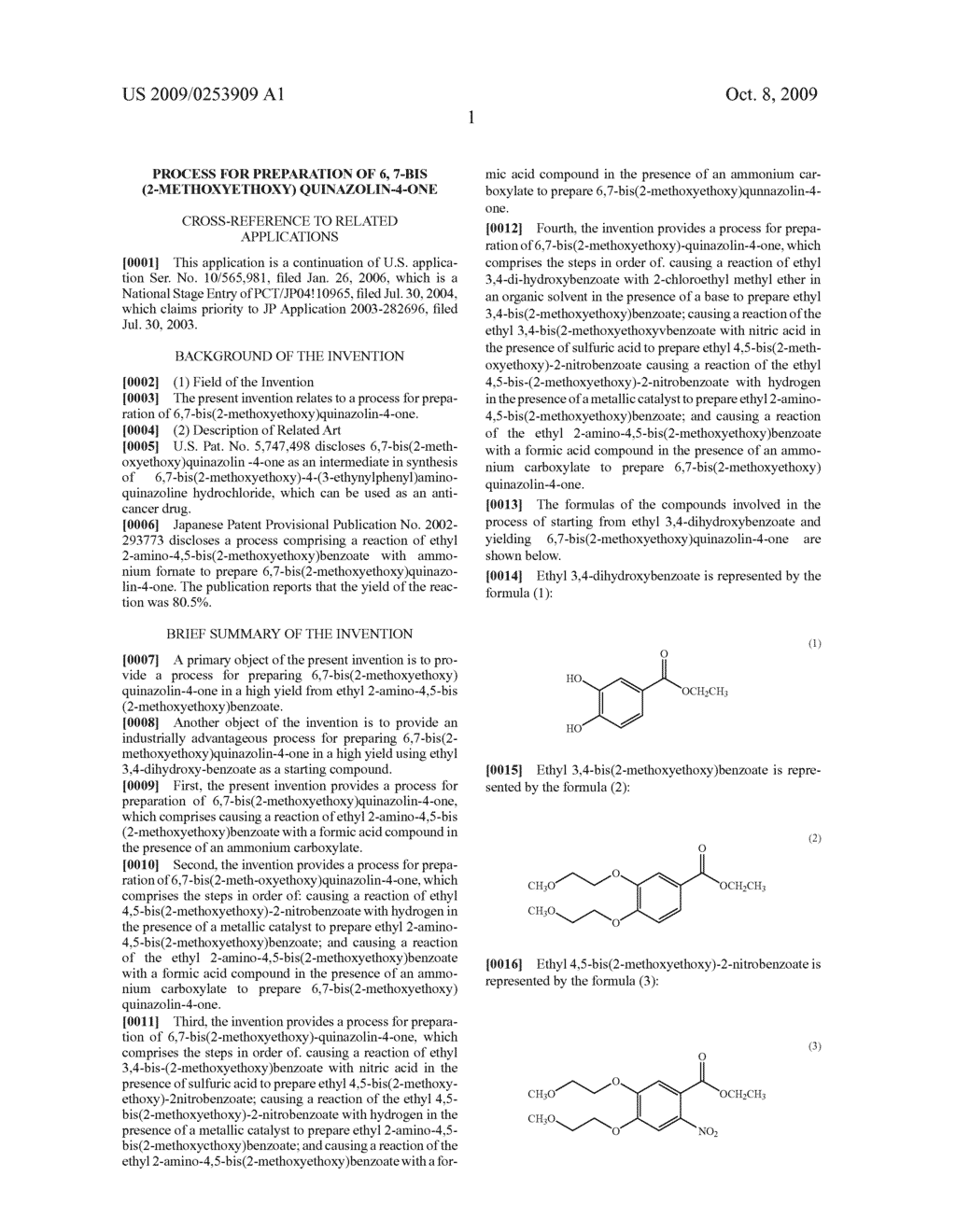 PROCESS FOR PREPARATION OF 6, 7-BIS (2-METHOXYETHOXY) QUINAZOLIN-4-ONE - diagram, schematic, and image 02