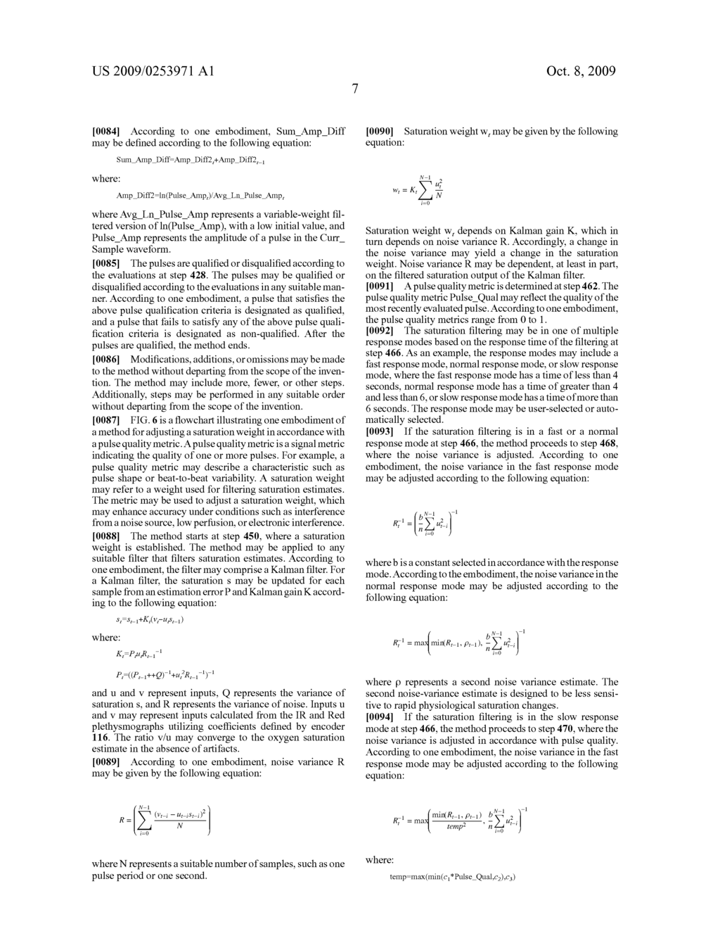 ADJUSTING PARAMETERS USED IN PULSE OXIMETRY ANALYSIS - diagram, schematic, and image 12