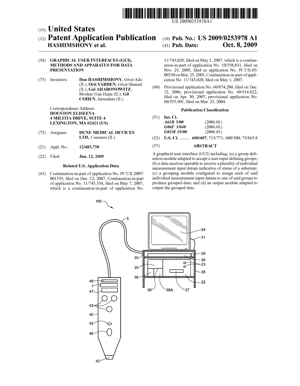 Graphical User Interfaces (GUI), Methods And Apparatus For Data Presentation - diagram, schematic, and image 01