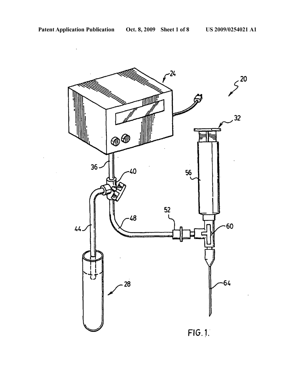 KIT FOR ADMINISTERING A THERAPEUTIC AGENT INTO TISSUE - diagram, schematic, and image 02