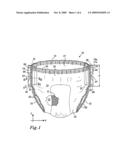 REFASTENABLE PANT-LIKE ABSORBENT ARTICLE AND A METHOD FOR MAKING IT diagram and image