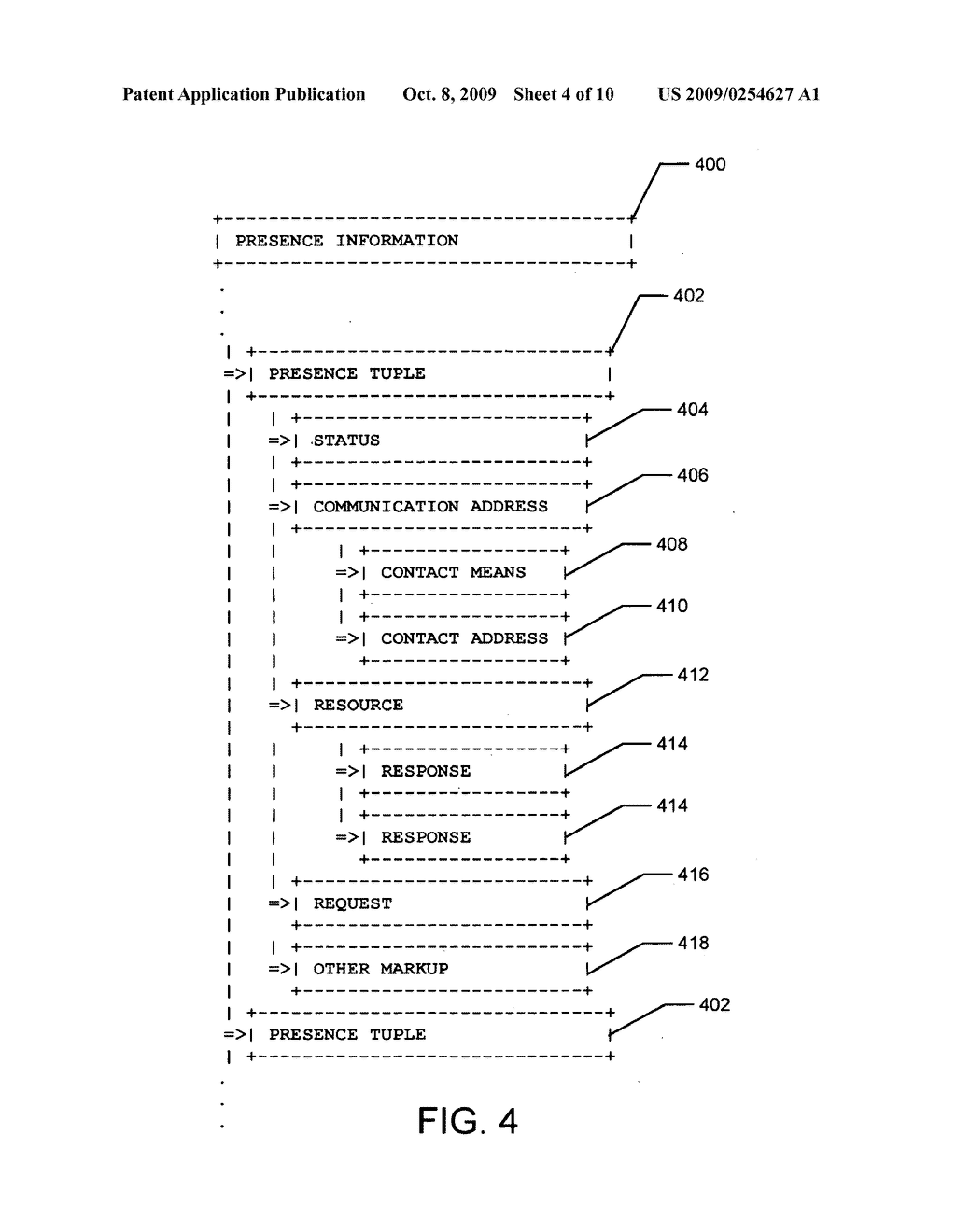 Method, System, And Data Structure For Providing A General Request/Response Messaging Protocol Using A Presence Protocol - diagram, schematic, and image 05