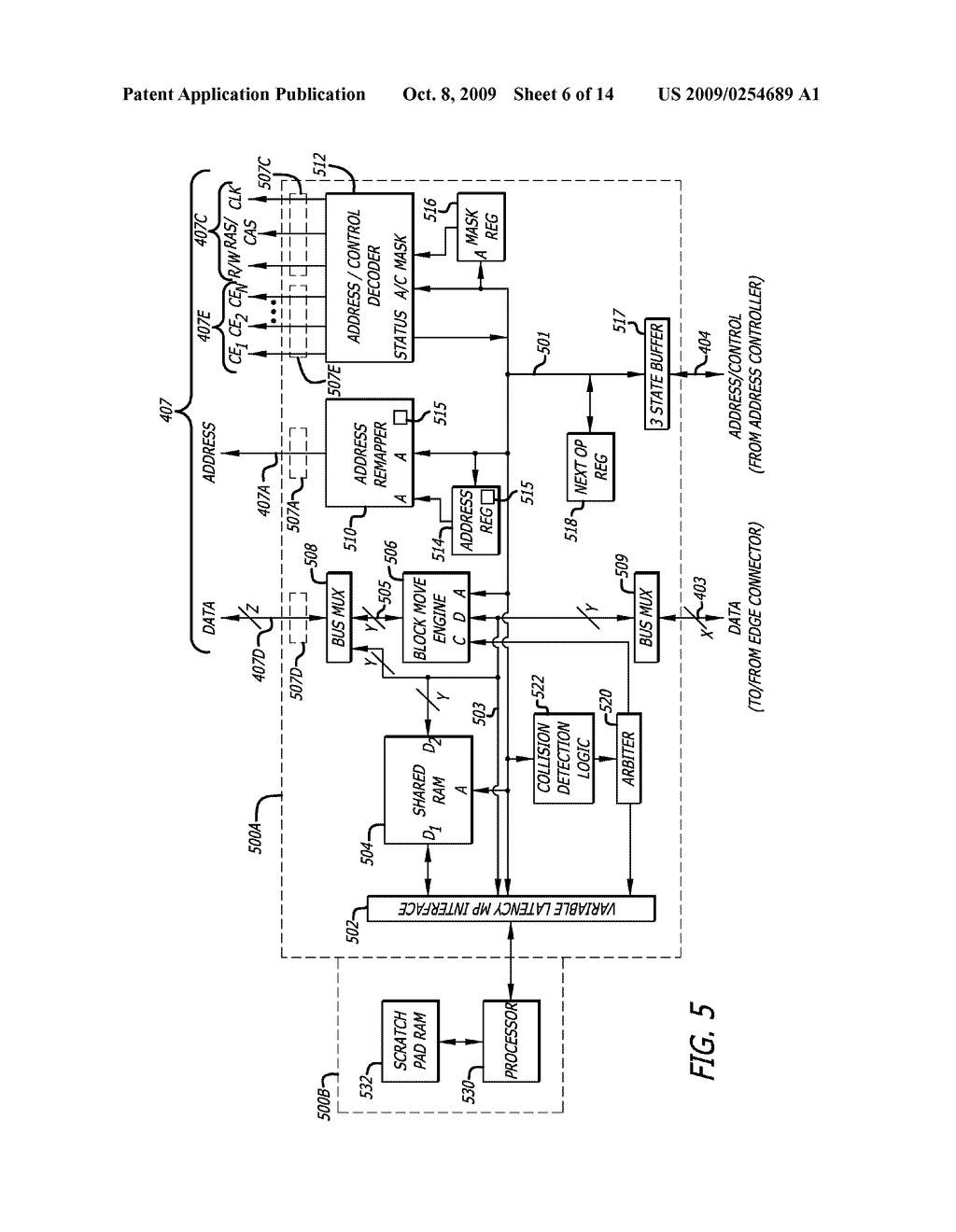 METHODS AND APPARATUS FOR TWO-DIMENSIONAL MAIN MEMORY - diagram, schematic, and image 07