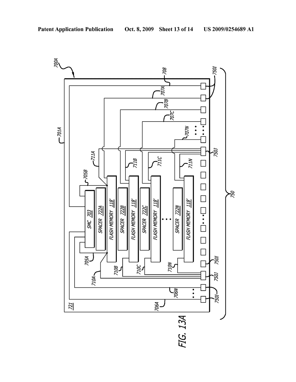 METHODS AND APPARATUS FOR TWO-DIMENSIONAL MAIN MEMORY - diagram, schematic, and image 14