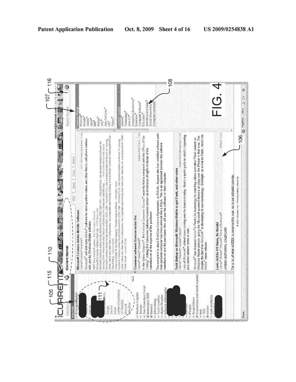 INFORMATION DISPLAY SYSTEM BASED ON USER PROFILE DATA WITH ASSISTED AND EXPLICIT PROFILE MODIFICATION - diagram, schematic, and image 05