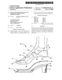 DEVICE FOR HIGH-HEELED SHOES AND METHOD OF CONSTRUCTING A HIGH-HEELED SHOE diagram and image