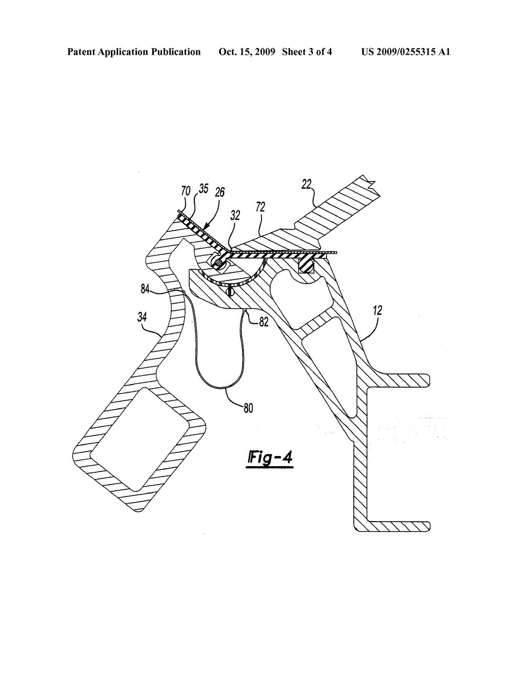 SHEET METAL BENDING BRAKE WITH IMPROVED HINGE - diagram, schematic, and image 04