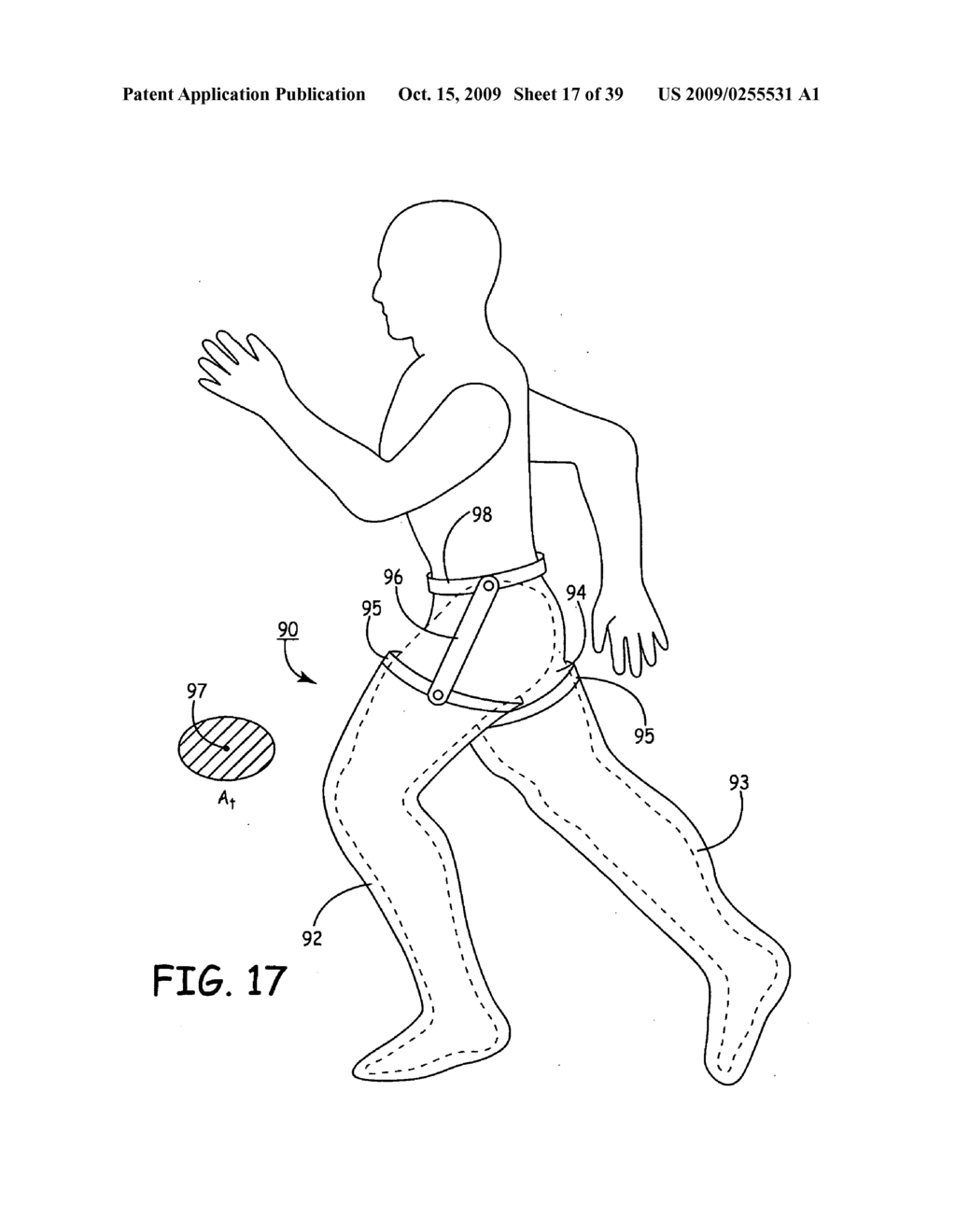 Portable system for assisting body movement - diagram, schematic, and image 18