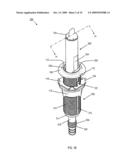 ADJUSTABLE LOCKING SPOUT SHANK diagram and image