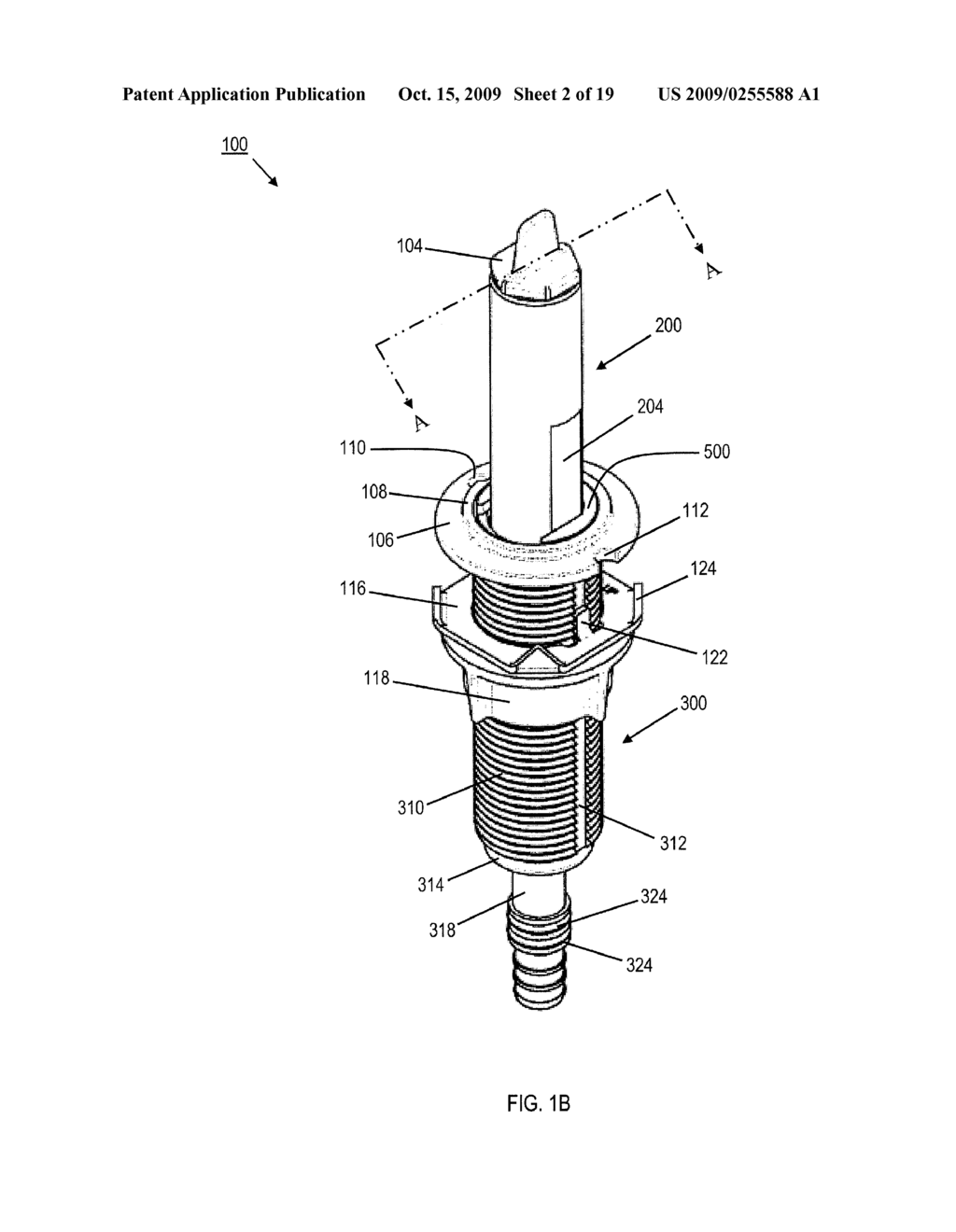 ADJUSTABLE LOCKING SPOUT SHANK - diagram, schematic, and image 03