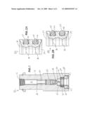 PROBE SEAL HAVING SPRING-ENERGIZED SEALING ELEMENTS FOR FEMALE HYDRAULIC COUPLING MEMBER diagram and image