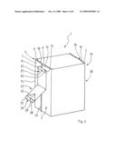 Flexible Package with Opening Means diagram and image