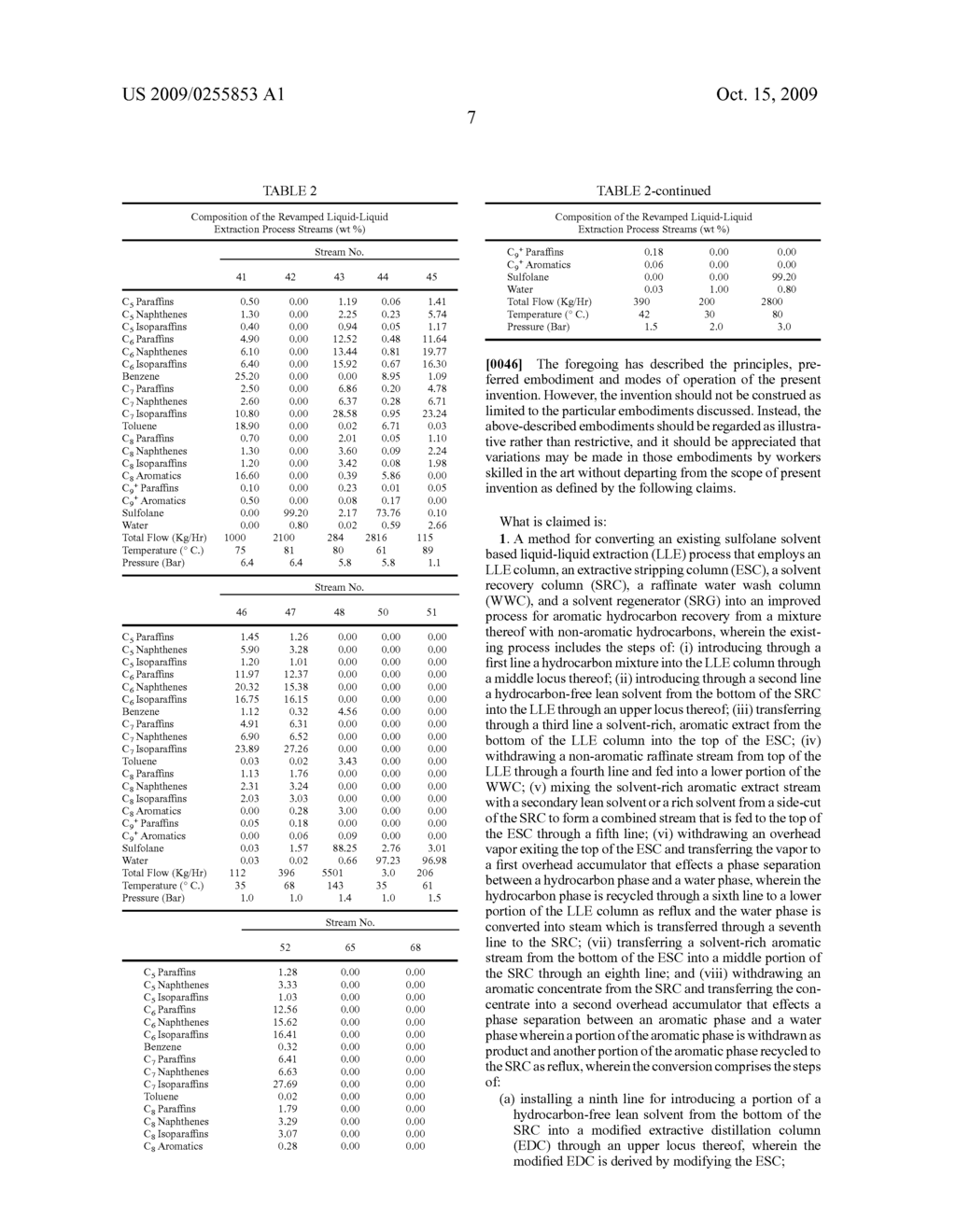 Novel energy efficient and throughput enhancing extractive process for aromatics recovery - diagram, schematic, and image 11