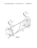 Information tube and tethered end cap used therewith diagram and image