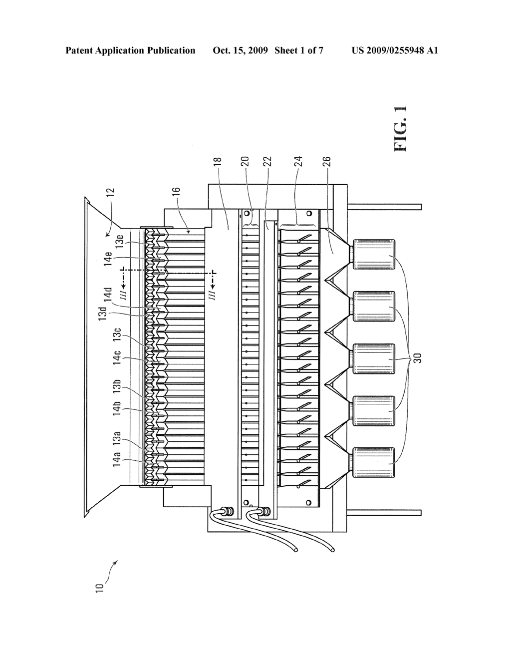 CONTAINER FILLING MACHINE HAVING VIBRATION TRAYS - diagram, schematic, and image 02