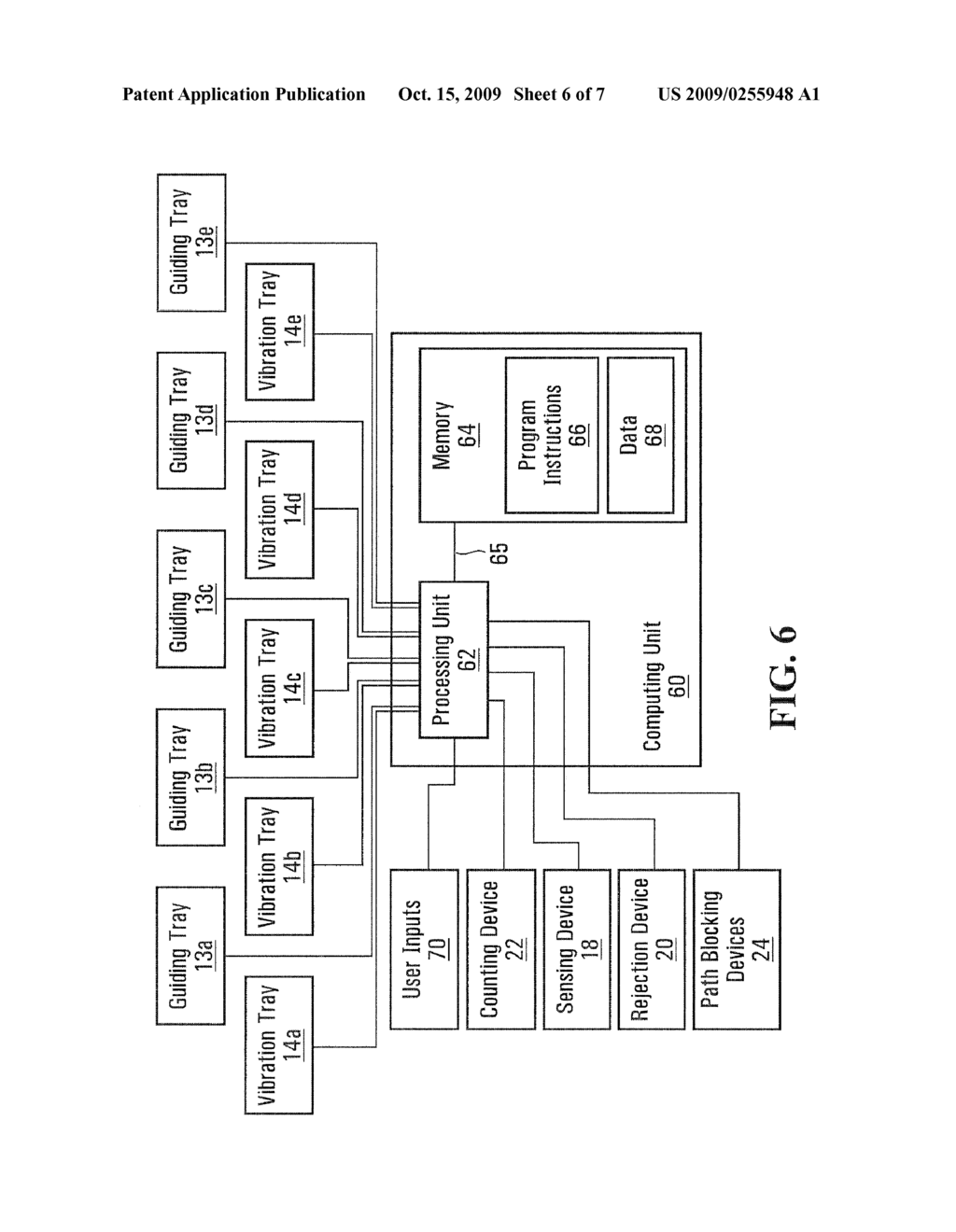 CONTAINER FILLING MACHINE HAVING VIBRATION TRAYS - diagram, schematic, and image 07