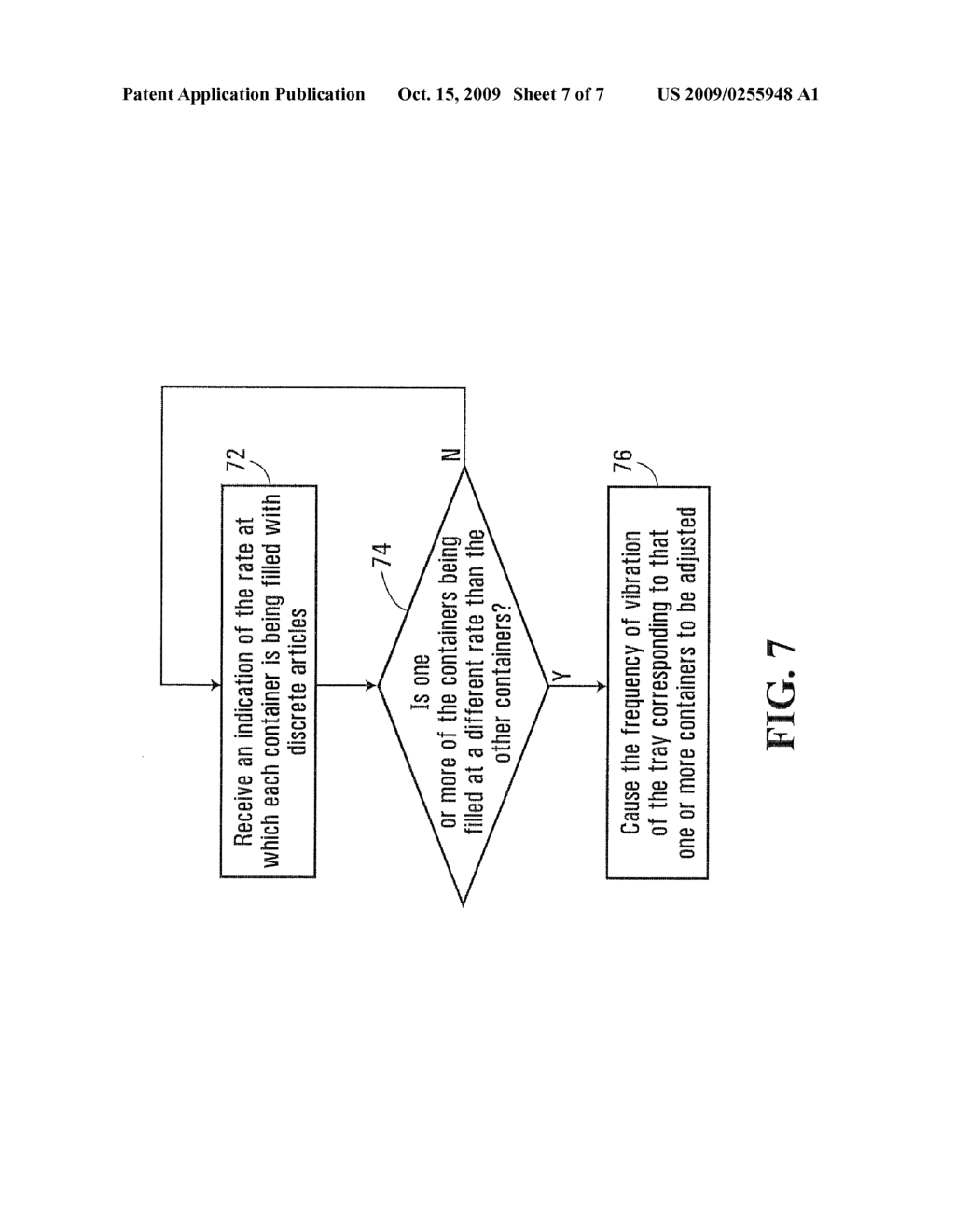 CONTAINER FILLING MACHINE HAVING VIBRATION TRAYS - diagram, schematic, and image 08