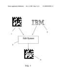  System for Synthesizing a Two Dimensional Code and a Logo and the Method Thereof diagram and image