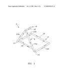 Dual center-mount and rear axle stand for motorbikes and method of use diagram and image