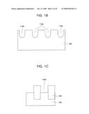 SEMICONDUCTOR DEVICES HAVING LINE TYPE ACTIVE REGIONS AND METHODS OF FABRICATING THE SAME diagram and image