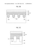 SEMICONDUCTOR DEVICES HAVING LINE TYPE ACTIVE REGIONS AND METHODS OF FABRICATING THE SAME diagram and image