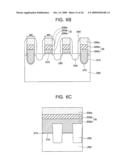 SEMICONDUCTOR DEVICES HAVING LINE TYPE ACTIVE REGIONS AND METHODS OF FABRICATING THE SAME diagram and image