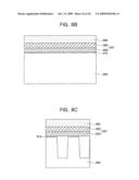 SEMICONDUCTOR DEVICES HAVING LINE TYPE ACTIVE REGIONS AND METHODS OF FABRICATING THE SAME diagram and image