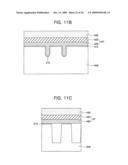 SEMICONDUCTOR DEVICES HAVING LINE TYPE ACTIVE REGIONS AND METHODS OF FABRICATING THE SAME diagram and image