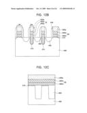 SEMICONDUCTOR DEVICES HAVING LINE TYPE ACTIVE REGIONS AND METHODS OF FABRICATING THE SAME diagram and image