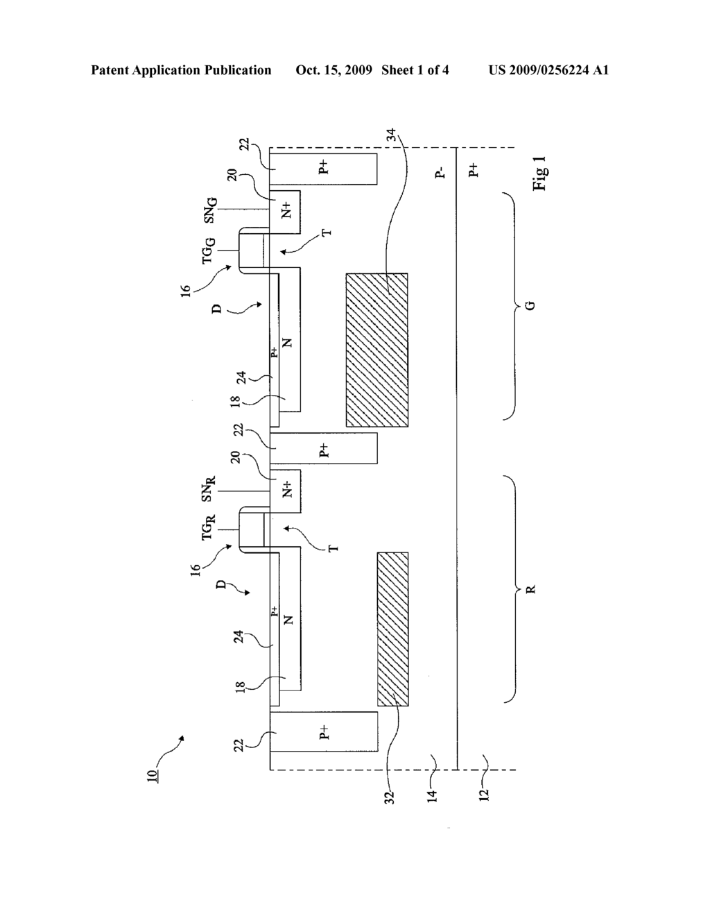 INTEGRATED CIRCUIT COMPRISING MIRRORS BURIED AT DIFFERENT DEPTHS - diagram, schematic, and image 02