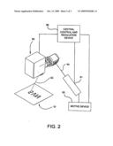 METHOD FOR GENERATING RAISED OR RECESSED STRUCTURES ON HOLLOW BODIES, PREFERABLY COMPRISED OF GLASS diagram and image