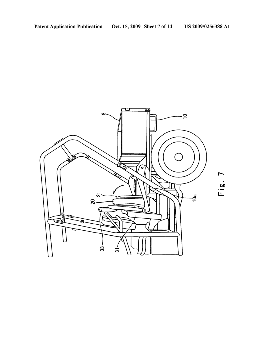 Utility vehicle equipped with extendable cargo bed - diagram, schematic, and image 08