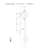 Tire actuated generator for use on cars diagram and image