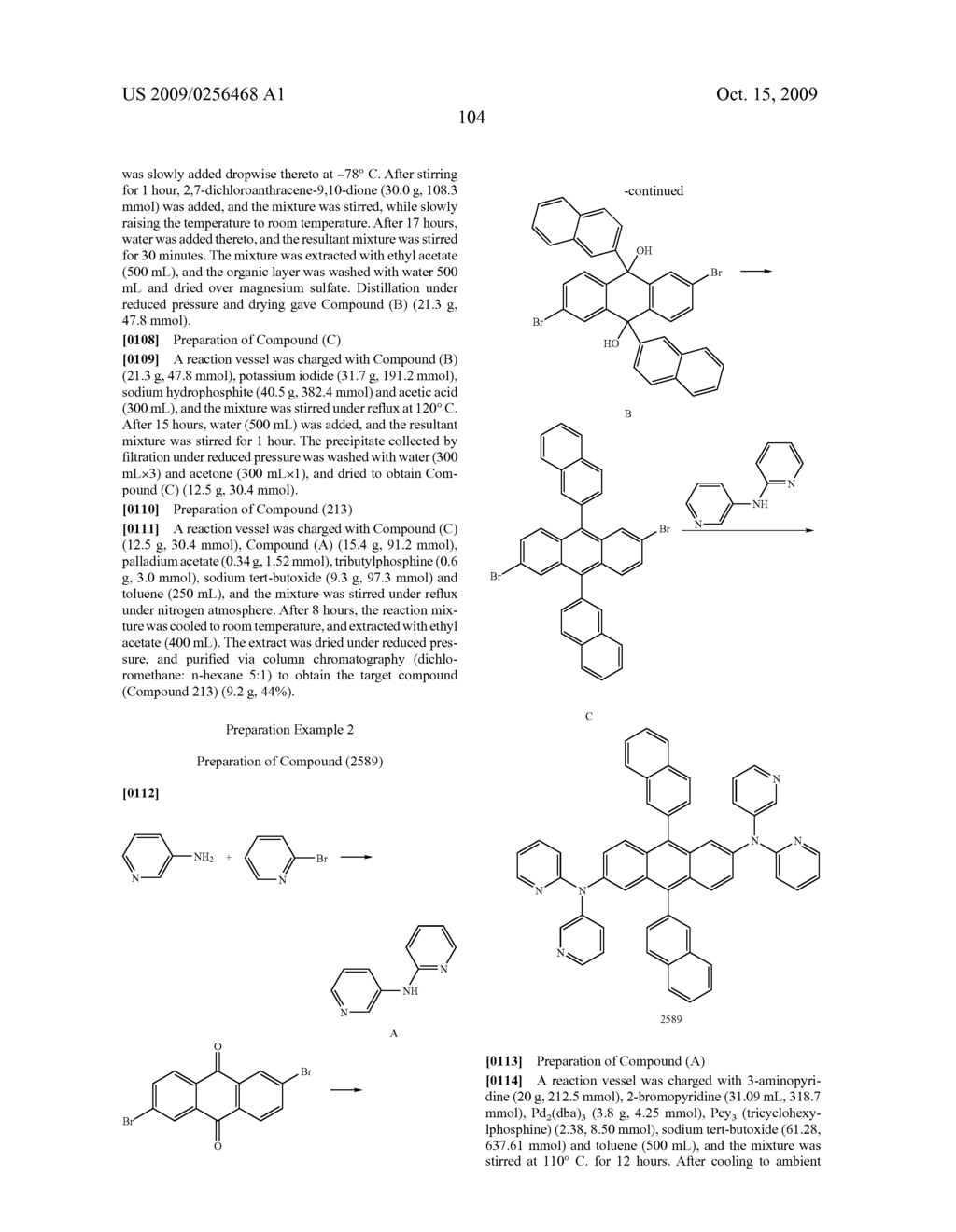 Novel organic electroluminescent compounds and organic electroluminescent device using the same - diagram, schematic, and image 106