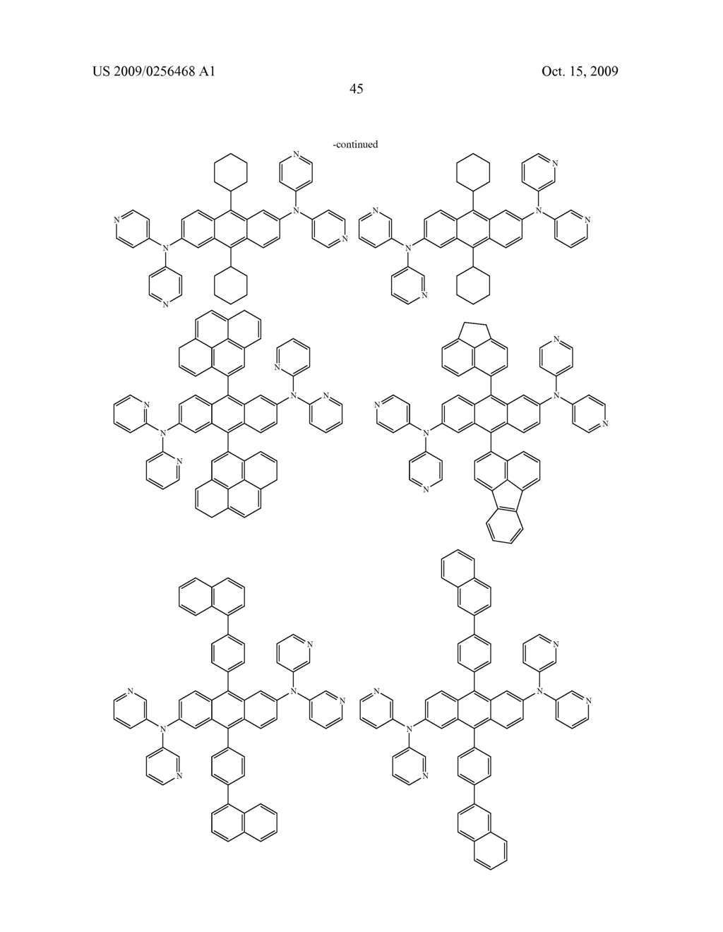 Novel organic electroluminescent compounds and organic electroluminescent device using the same - diagram, schematic, and image 47